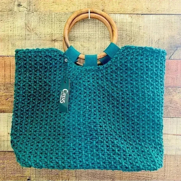 NWT Circus by Sam Edelman Susannah Macrame Satchel - Picture 3 of 11